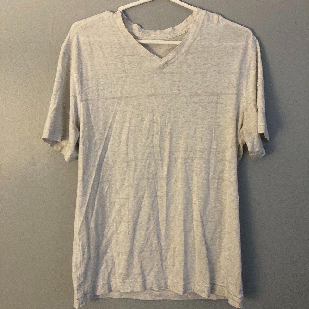 Lululemon Men’s Tshirt Ivory Size Large Heathered